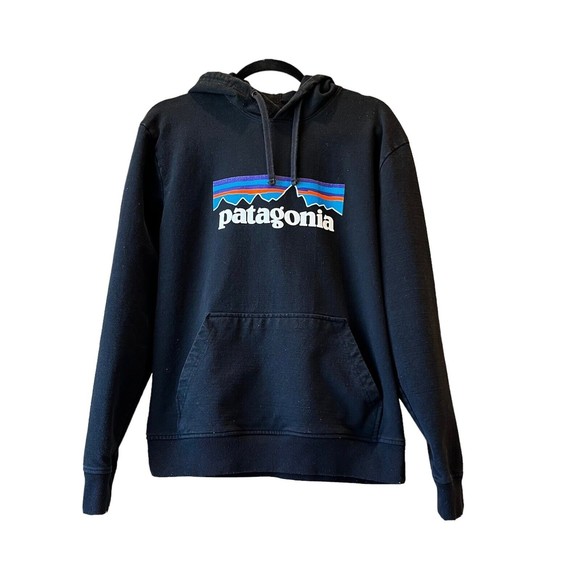 Patagonia Other - Patagonia P6 Uprisal Hoody Mens Black Sweatshirt Size Medium Regular Fit